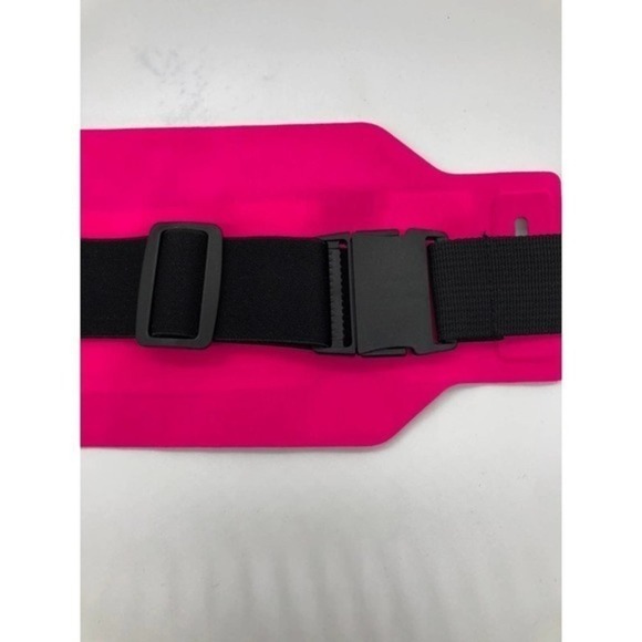 Cycling Pack Gym Waist Bag Pink and Gray - Picture 3 of 4